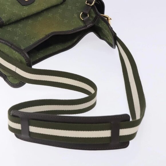 LOUIS VUITTON Monogram Mini Bussus Marie Kate Bag TST Khaki M92324 Auth bs27051 - Picture 6 of 16